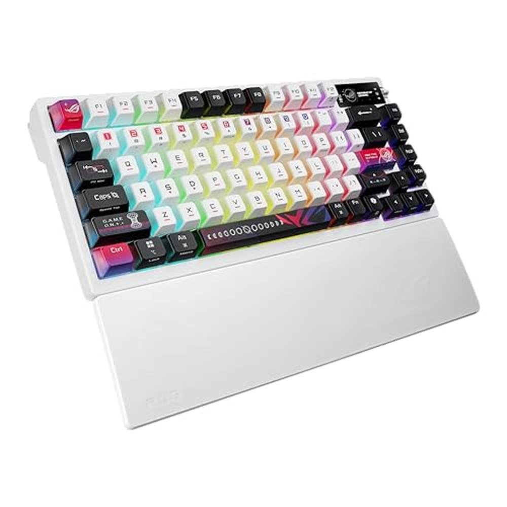 ROG Azoth X 75: Custom Gaming Keyboard Hot Swappable Storm – Side View