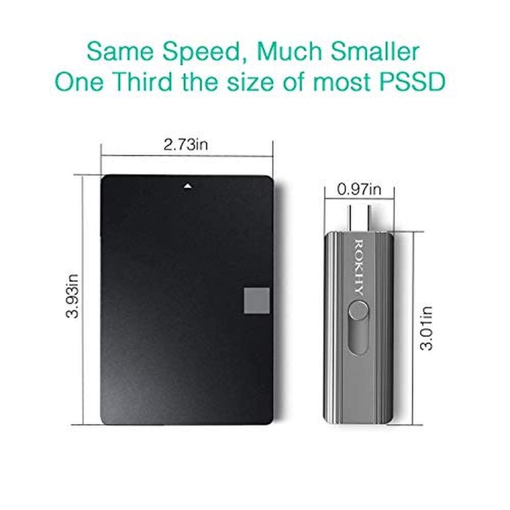 500gb Flash Drive: Rokhy Extreme Portable Mini External SSD – In Use