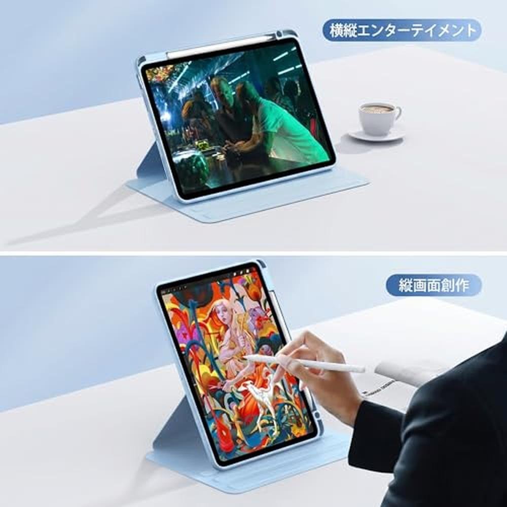 iPad Air 11 inch M3/M2 Rotating Case – In Use