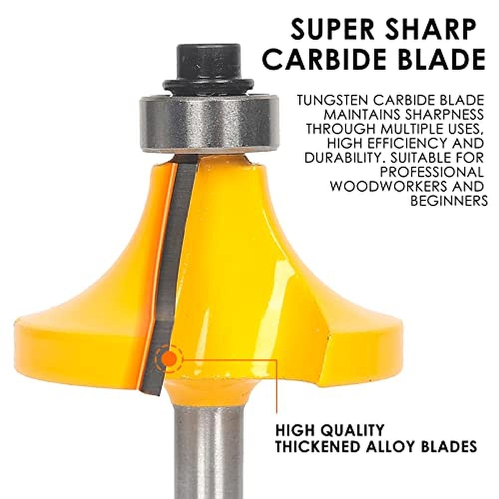 Router Bits 1/4 Inch Shank: BAIDETS 35Pcs 1/4" Router Bit – In Use