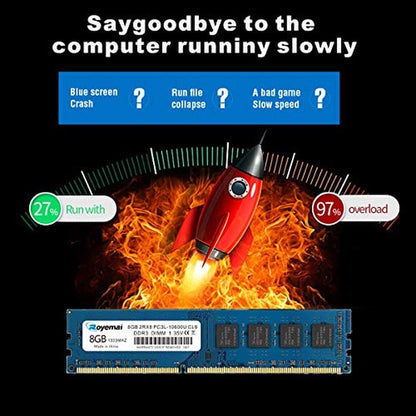 8GB DDR3L RAM: Royemai 10600U 1333MHz – In Use