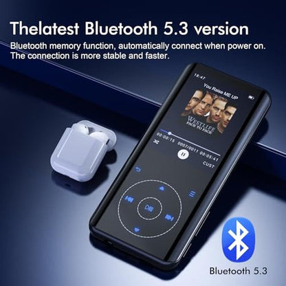 RUIZU 64GB MP3 Player with Bluetooth 5.3 – Packaging