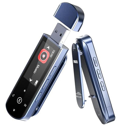 RUIZU 64GB USB MP3 Player with Bluetooth 5.3 – Front View