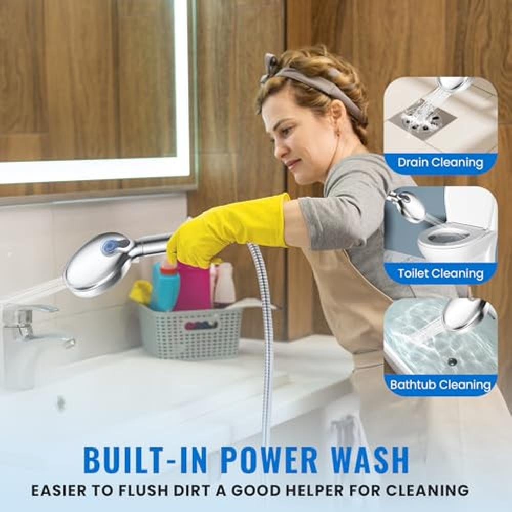 Shower Head: Ryamen Filtered Shower Head with Handheld High – Packaging