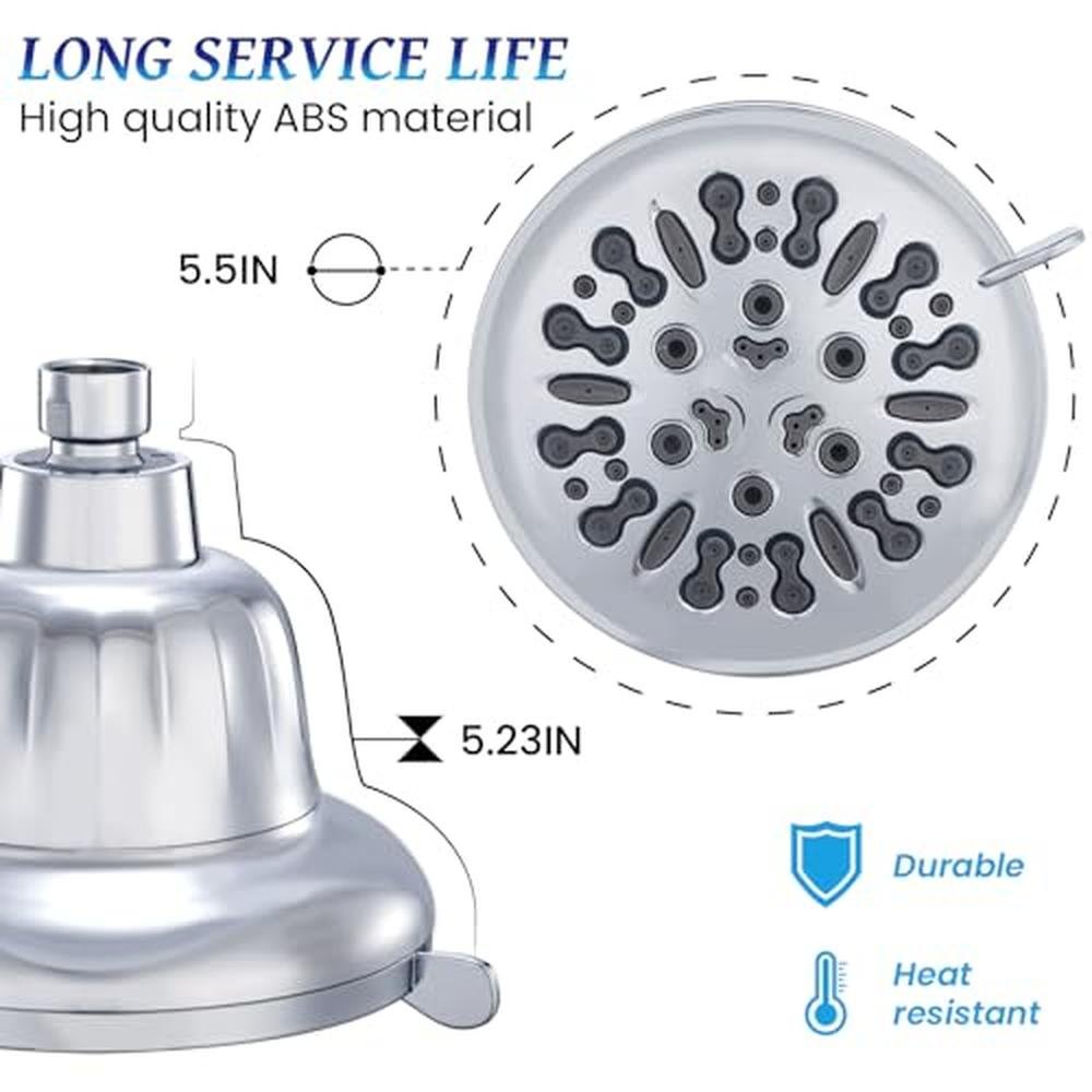 Shower Head: Ryamen 5.5 High Pressure Rainfall Fixed – Packaging