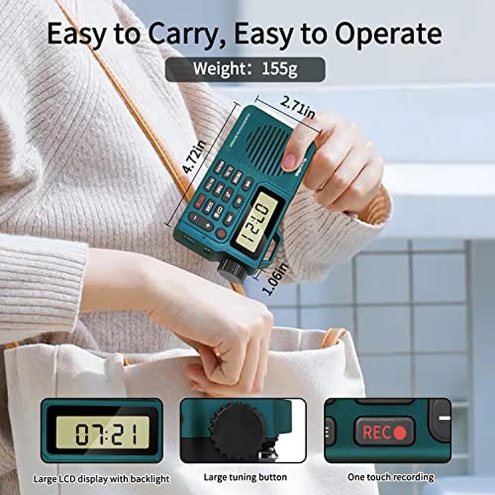 Portable AM/FM Radio: Digital Radio Recorder – Packaging