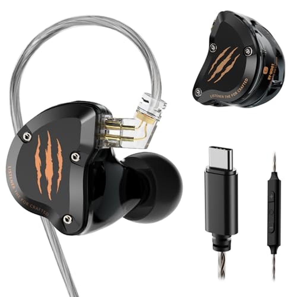 Rythflo in Ear Monitors Headphones – Front View