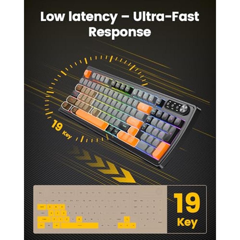 Gaming Keyboard: SABLUTE Quiet Membrane Keyboard with RGB – Packaging