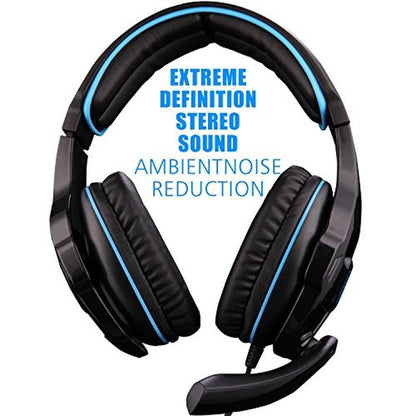 SADES SA810: SADES SA810 Gaming Headset 3.5mm Over-Ear with – Side View