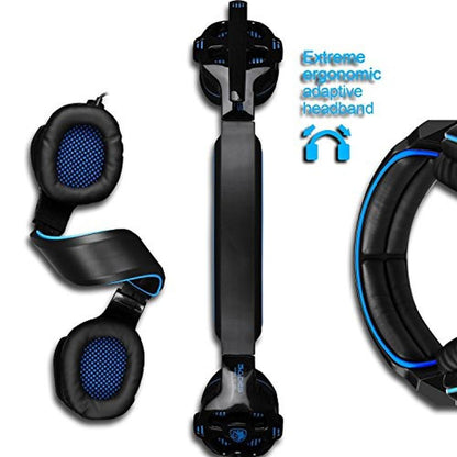 SADES SA810: SADES SA810 Gaming Headset 3.5mm Over-Ear with – In Use