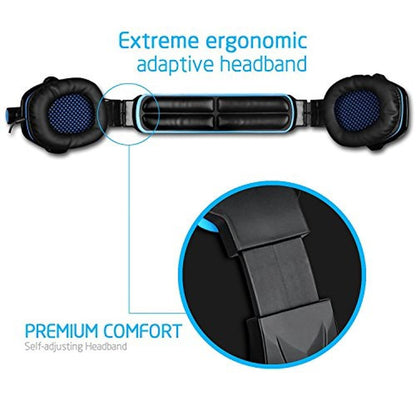 SADES SA810: SADES SA810 Gaming Headset 3.5mm Over-Ear with – Packaging
