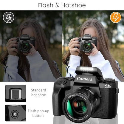 Camera: Saneen Digital Camera 4K Cameras for Photography – Packaging