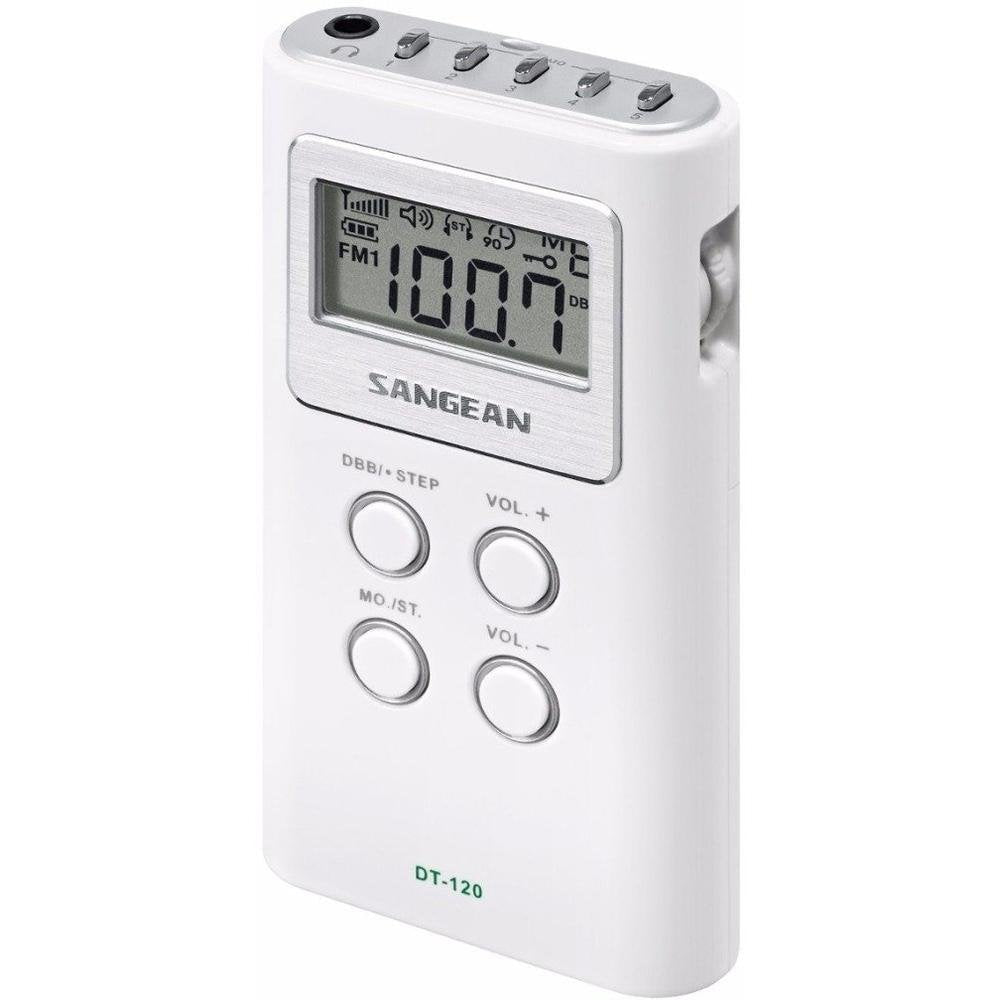 Sangean 120: Sangean DT-120 AM/FM Stereo PLL Synthesized – Front View