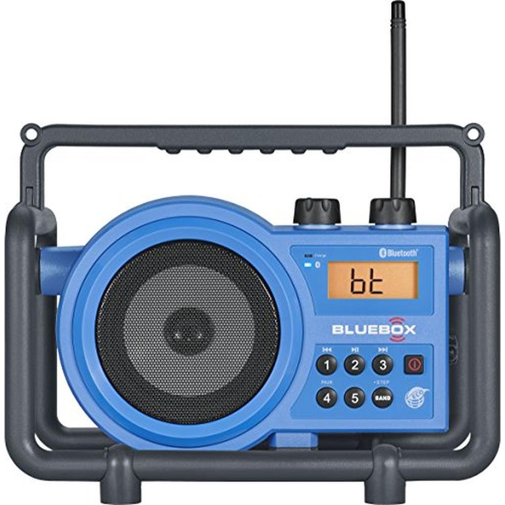 Sangean BB-100 BlueBox: Ultra-Rugged Digital AM/FM Receiver – Front View
