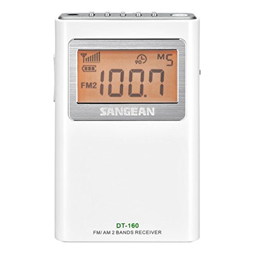 Sangean 160: Sangean DT 160 AM FM Stereo Pocket Radio – Side View