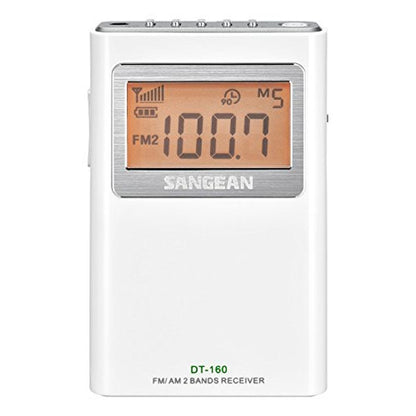 Sangean 160: Sangean DT 160 AM FM Stereo Pocket Radio – Side View