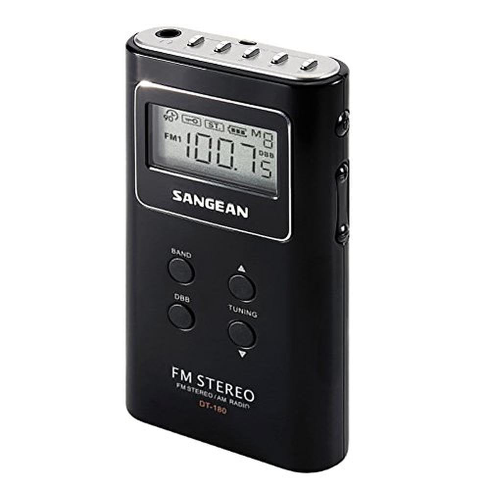 Sangean 180: Sangean DT 180 AM FM Pocket Radio – Front View