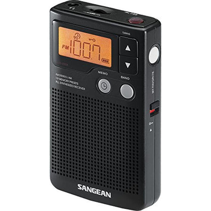 Sangean DT-200X FM-Stereo/AM Digital Tuning Pocket Radio – Side View