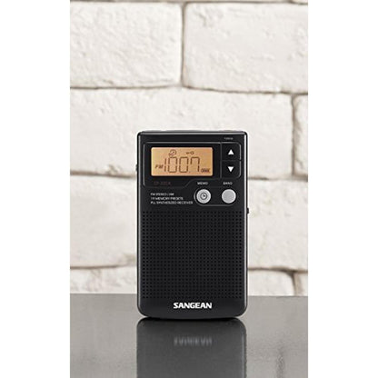 Sangean DT-200X FM-Stereo/AM Digital Tuning Pocket Radio – Close-up Detail