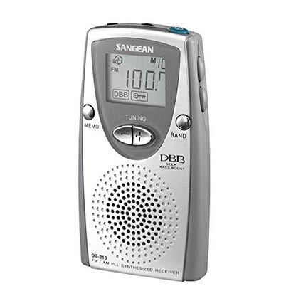 Sangean 210: Sangean DT 210 FM Stereo AM PLL Synthesized – Front View