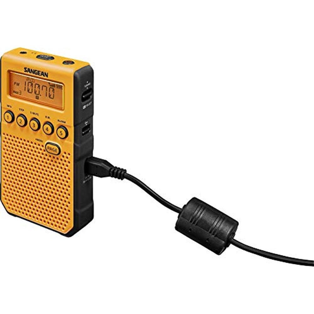 Sangean 800YL: Sangean DT 800YL NOAA Weather Alert Pocket – Close-up Detail