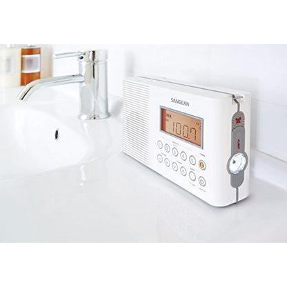 Sangean H201 Shower Radio AM/FM Waterproof – In Use