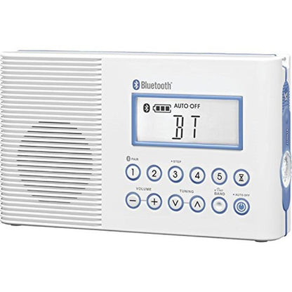 Sangean H202: Sangean H202 AM FM Weather Alert Waterproof – Front View
