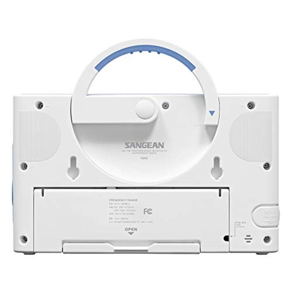 Sangean H202: Sangean H202 AM FM Weather Alert Waterproof – Close-up Detail