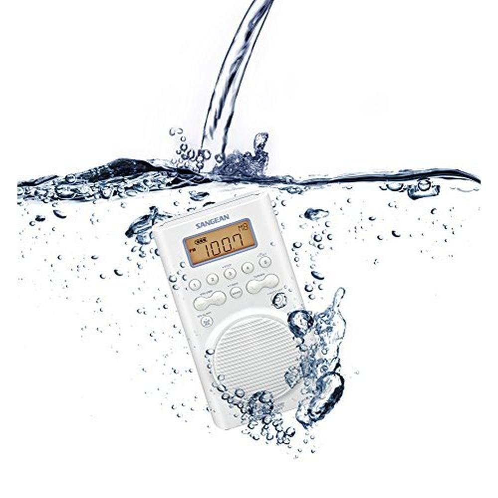 Sangean H205: Sangean H205 Waterproof Shower Radio AM FM – Close-up Detail