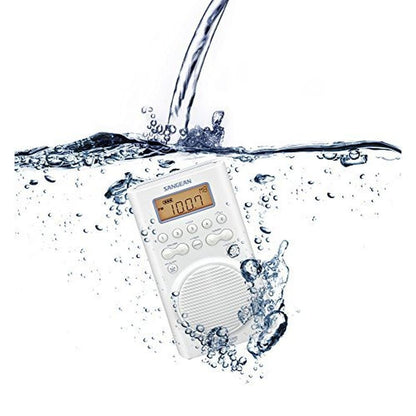 Sangean H205: Sangean H205 Waterproof Shower Radio AM FM – Close-up Detail