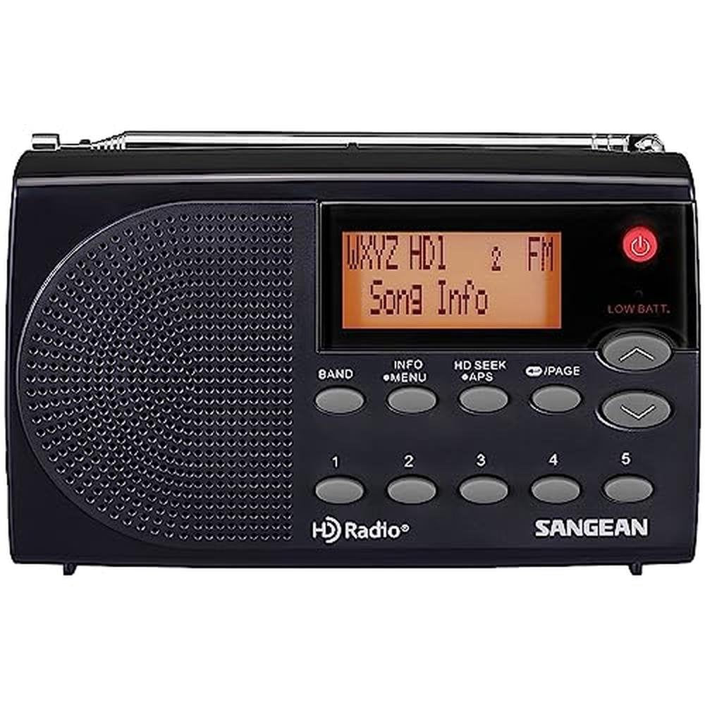 Radio Sangean: Sangean HDR-14 HD Radio FM Stereo AM – Front View