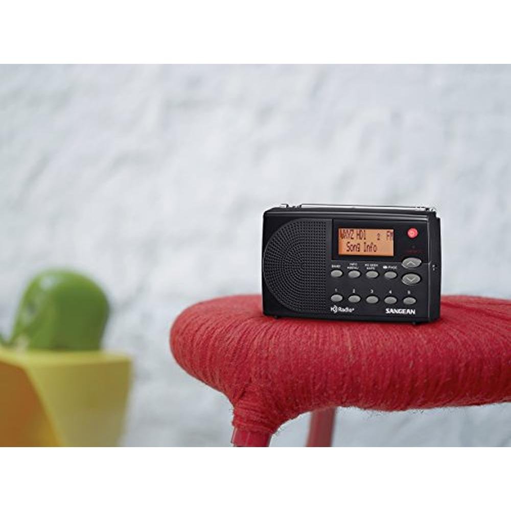 Radio Sangean: Sangean HDR-14 HD Radio FM Stereo AM – Side View
