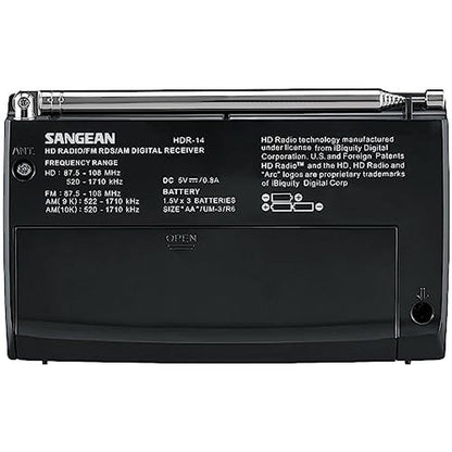 Radio Sangean: Sangean HDR-14 HD Radio FM Stereo AM – In Use