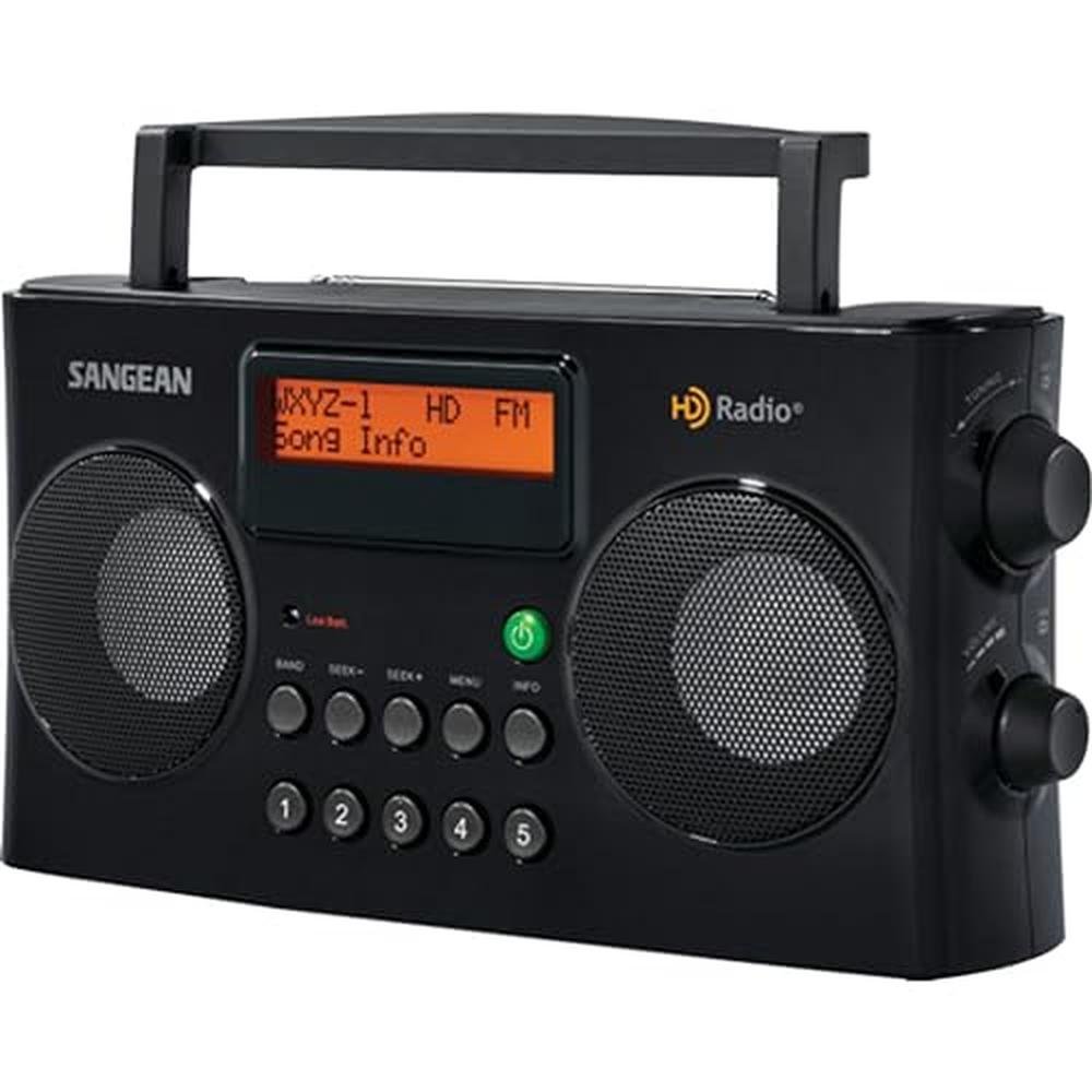 Radio Sangean: Sangean HDR-16 HD Radio FM Stereo AM – Front View