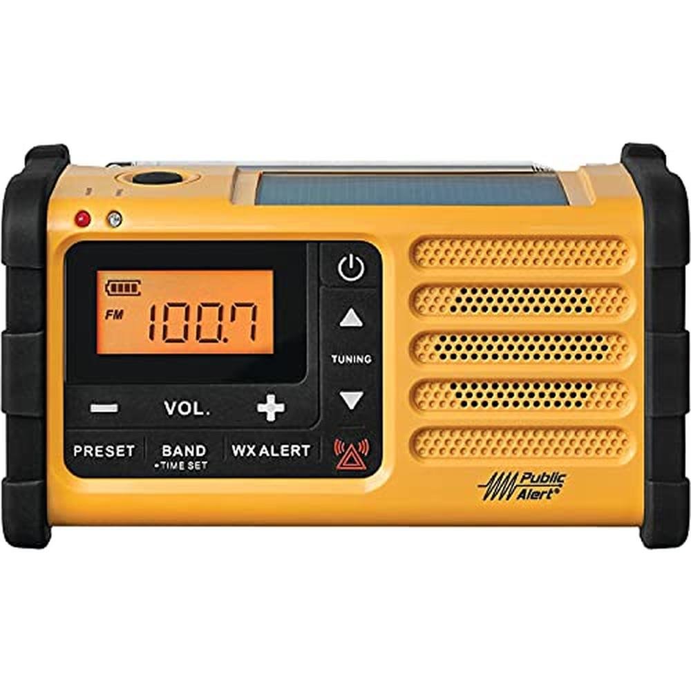 Sangean MMR-88: AM FM Weather Alert Emergency Radio Solar – Front View