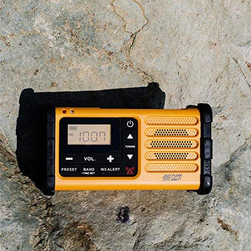 Sangean MMR-88: AM FM Weather Alert Emergency Radio Solar – Side View