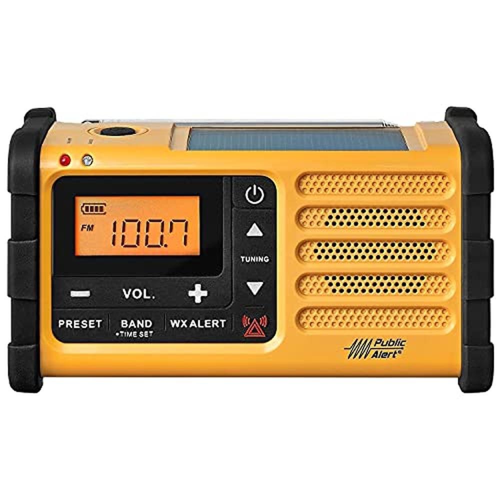 Sangean MMR-88: AM FM Weather Alert Emergency Radio Solar – Close-up Detail