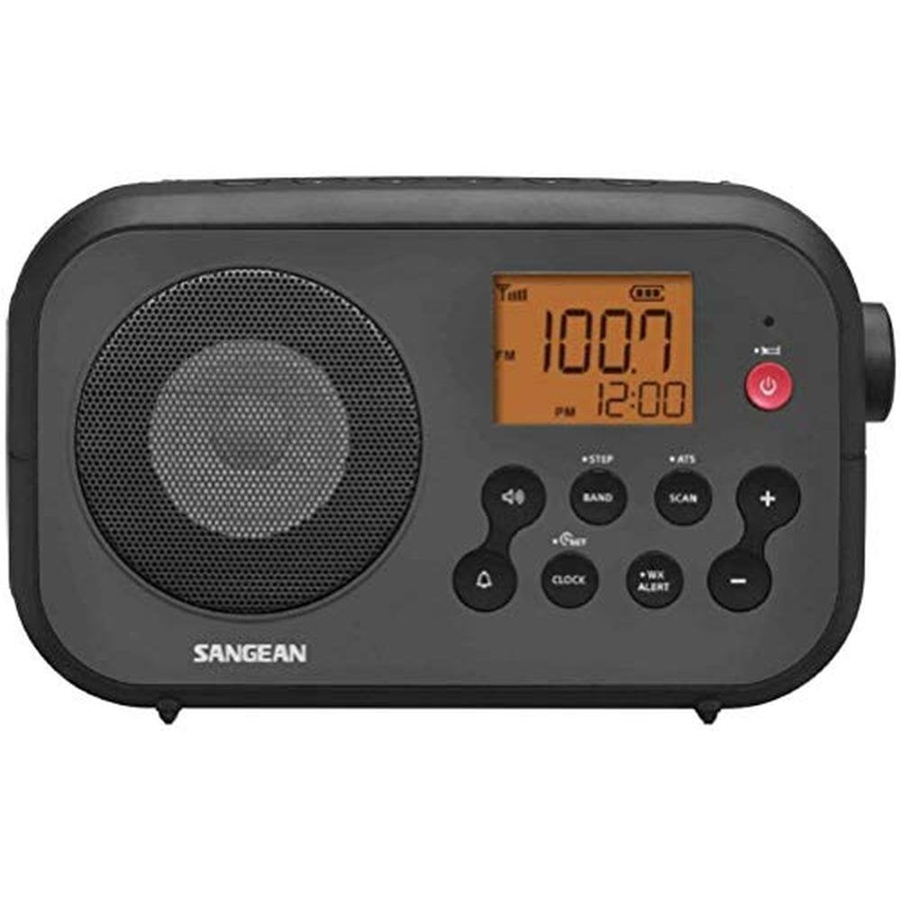 Sangean D12: Sangean PR D12 AM FM NOAA Weather Alert – Front View