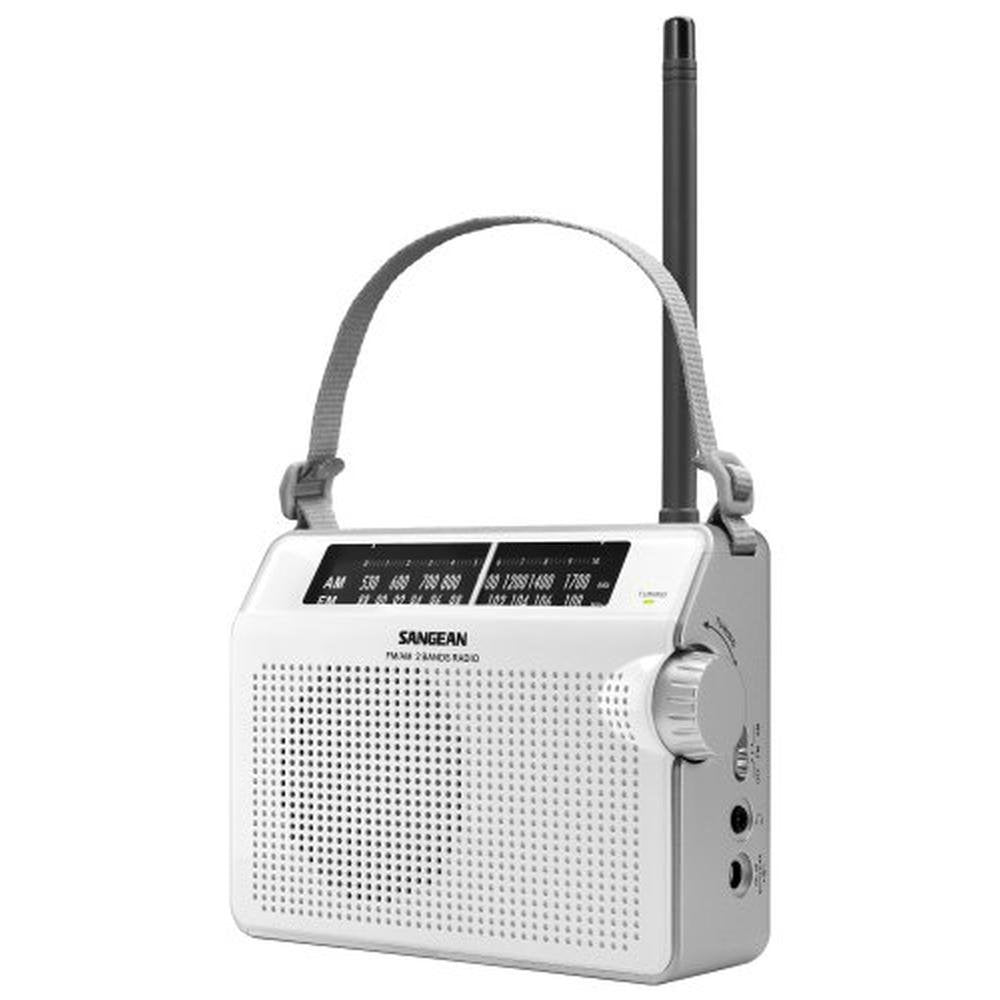 Sangean D6WH: Sangean Compact Analog Portable Radio – Front View
