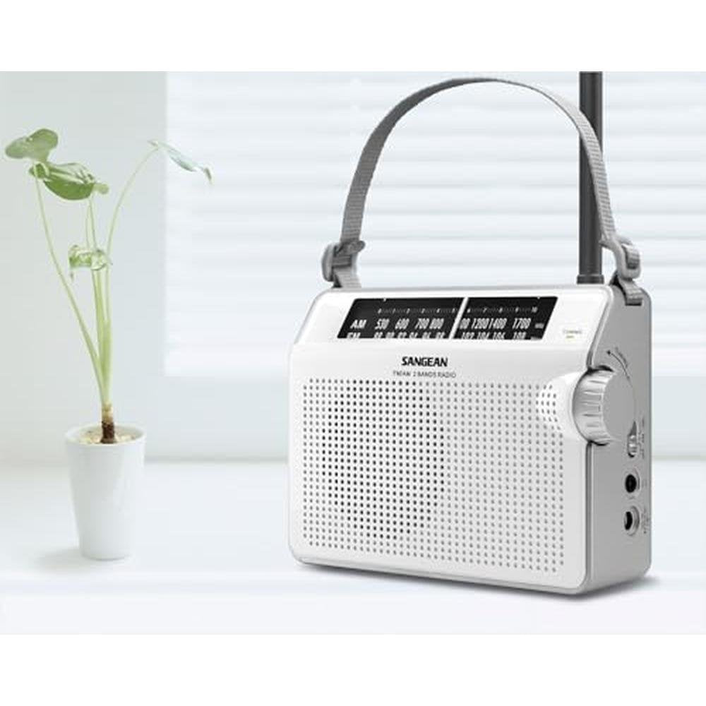 Sangean D6WH: Sangean Compact Analog Portable Radio – In Use