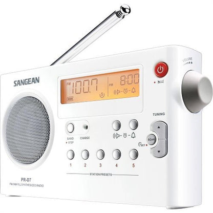 Sangean Digital: Sangean PR-D7 AM FM Digital Rechargeable – Close-up Detail