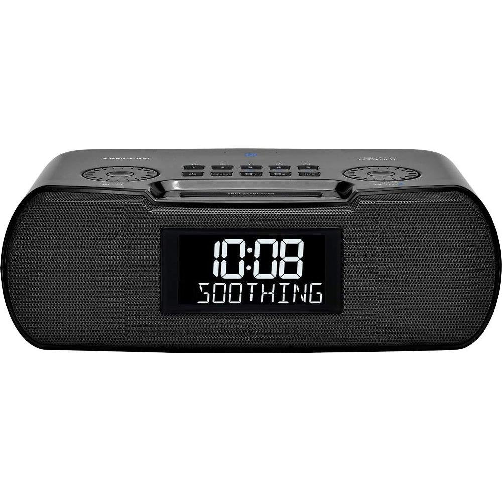 Sangean RCR-30: Sangean FM-RBDS-AM-Bluetooth-Aux-In Digital – Close-up Detail