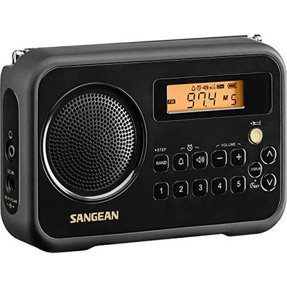 Sangean 104: Sangean SG 104 AM FM Stereo Digital Tuning – Side View