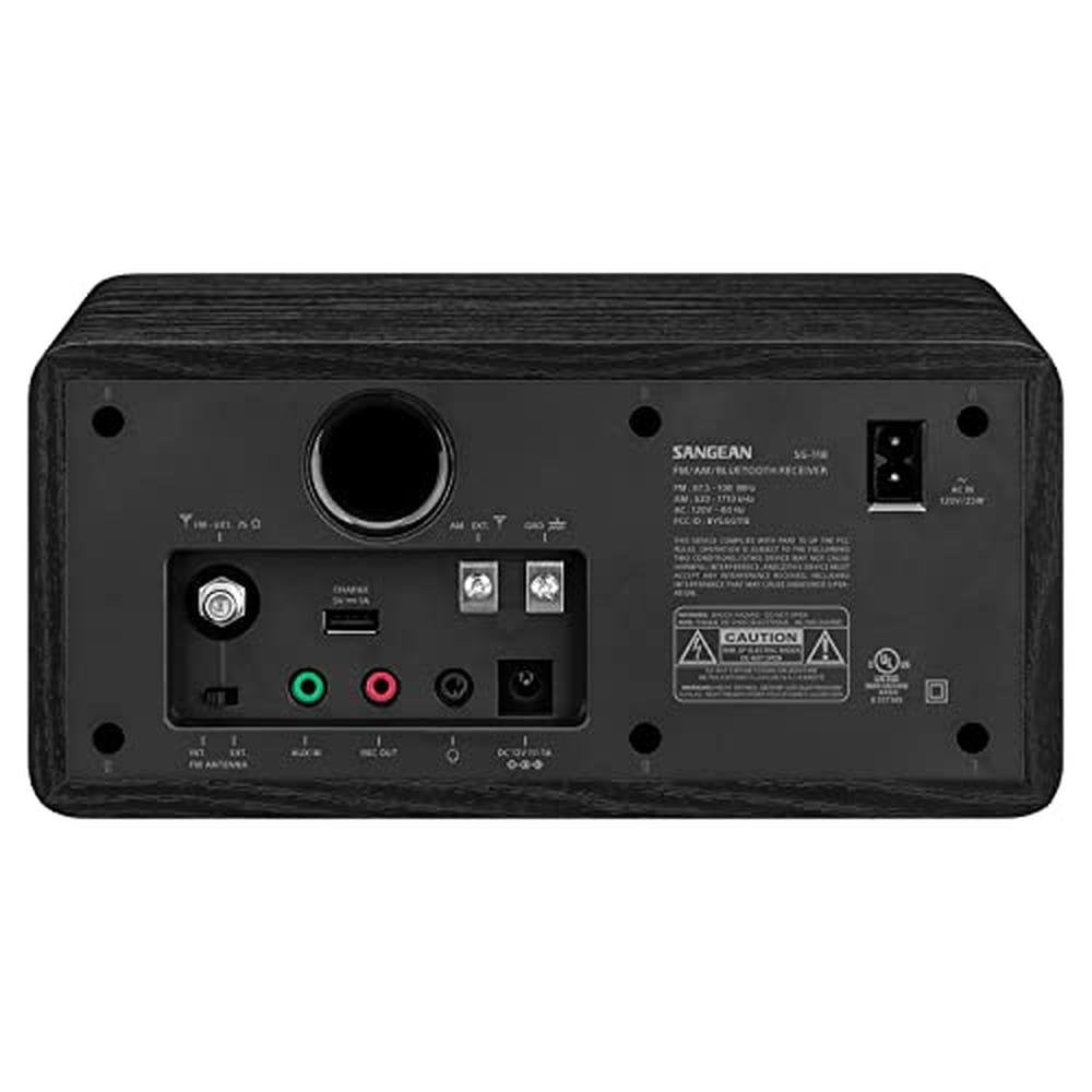 Sangean 118: Sangean SG 118 Wooden Cabinet Radio – Side View