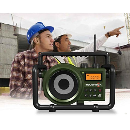Sangean 100: Sangean TB-100 Toughbox FM/AM/AUX Ultra-Rugged – In Use