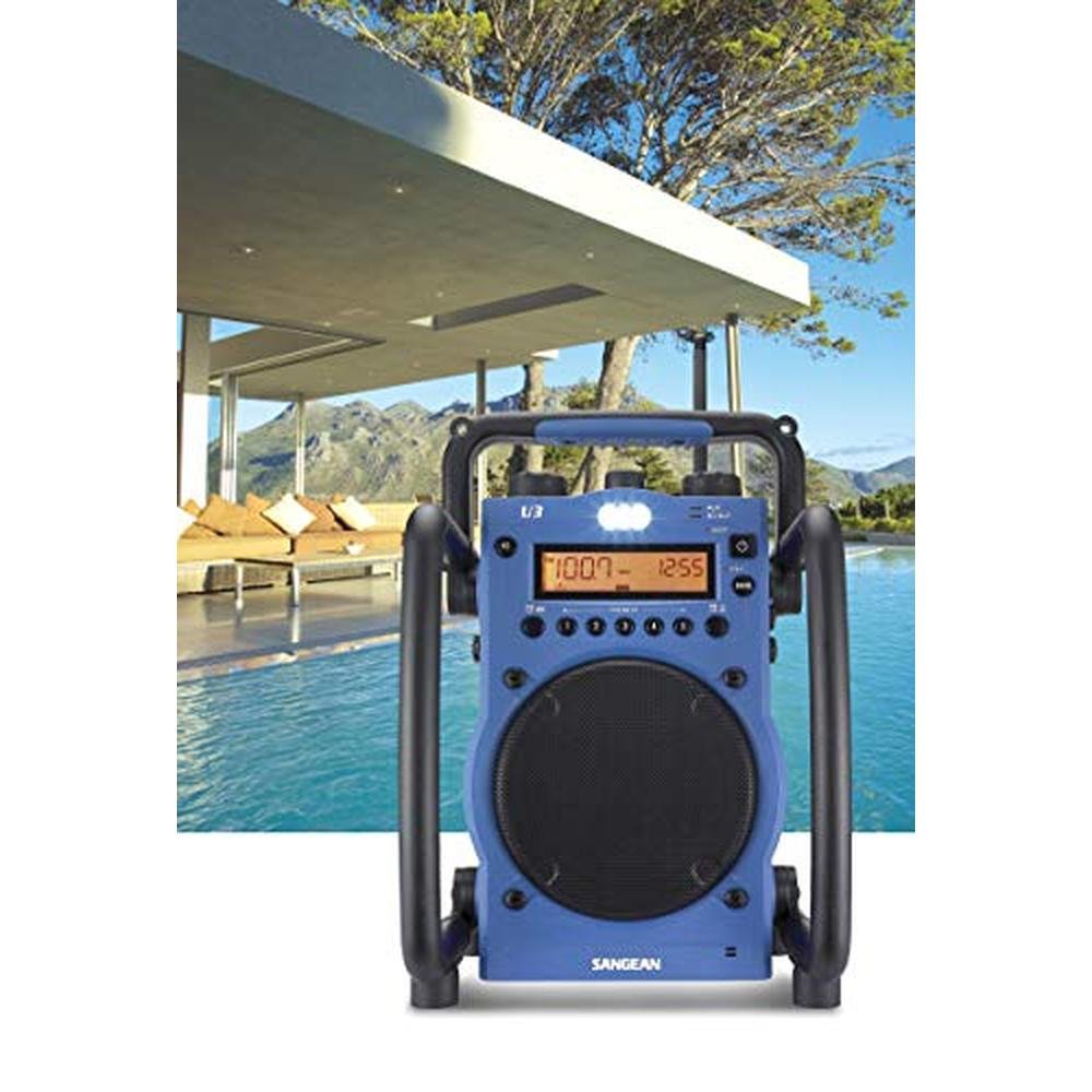 Sangean Rugged: Sangean U3 AM FM Ultra Rugged and Water – Close-up Detail