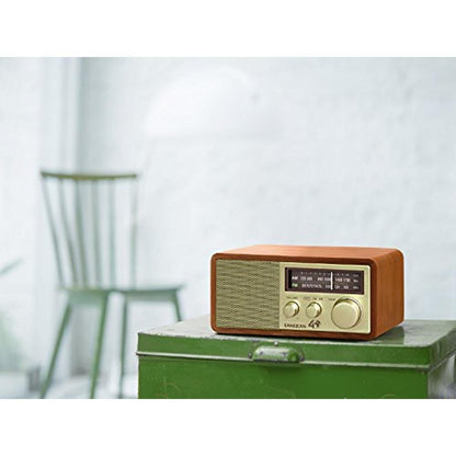 Sangean 11SE: Sangean WR 11SE AM FM Table Top Radio 40th – Side View