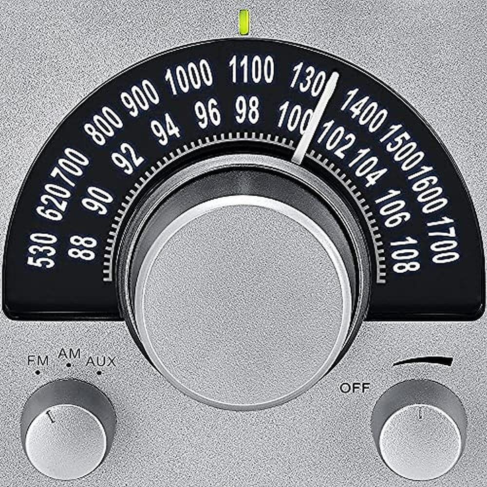 Sangean 15SR: Sangean WR-15SR AM FM Table Top Wooden Radio – Side View