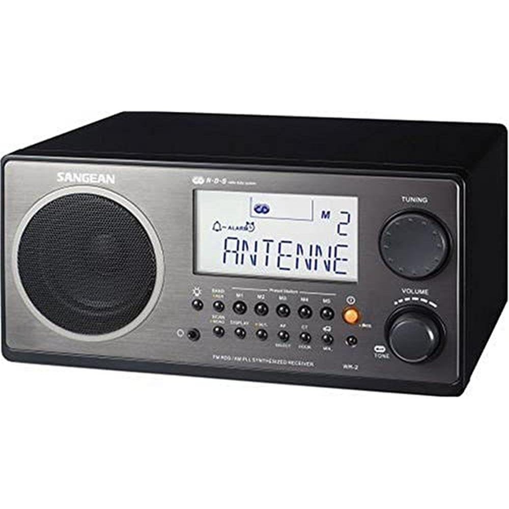 Sangean WR-2 AM/FM-RBDS Radio – Front View