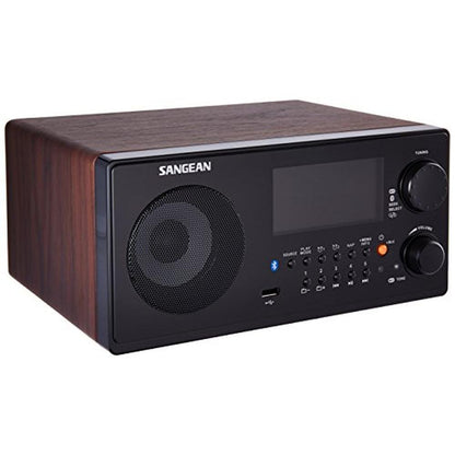 Sangean WR-22WL: Sangean Table Top Digital Tuning Receiver – Front View
